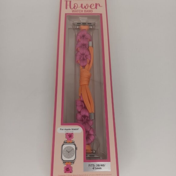 FLOWER WATCH BAND FOR APPLE WATCH - Picture 2 of 3